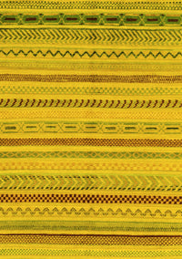 Abstract Yellow Modern Rug, abs2264yw