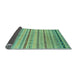 Sideview of Abstract Light Blue Modern Rug, abs2264lblu