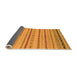 Sideview of Abstract Orange Modern Rug, abs2264org