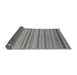 Sideview of Abstract Gray Modern Rug, abs2264gry