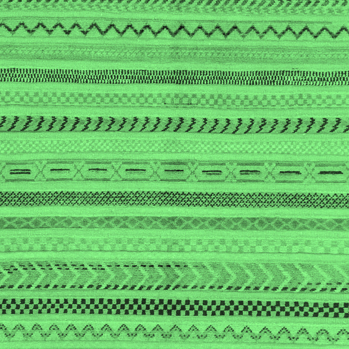 Machine Washable Abstract Emerald Green Modern Area Rugs, wshabs2264emgrn