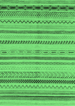 Abstract Emerald Green Modern Rug, abs2264emgrn