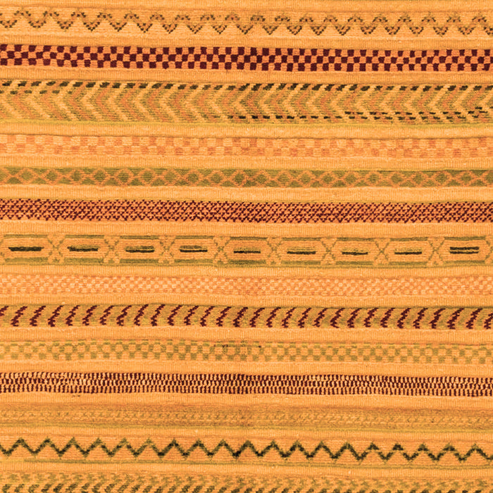 Machine Washable Abstract Orange Modern Area Rugs, wshabs2264org