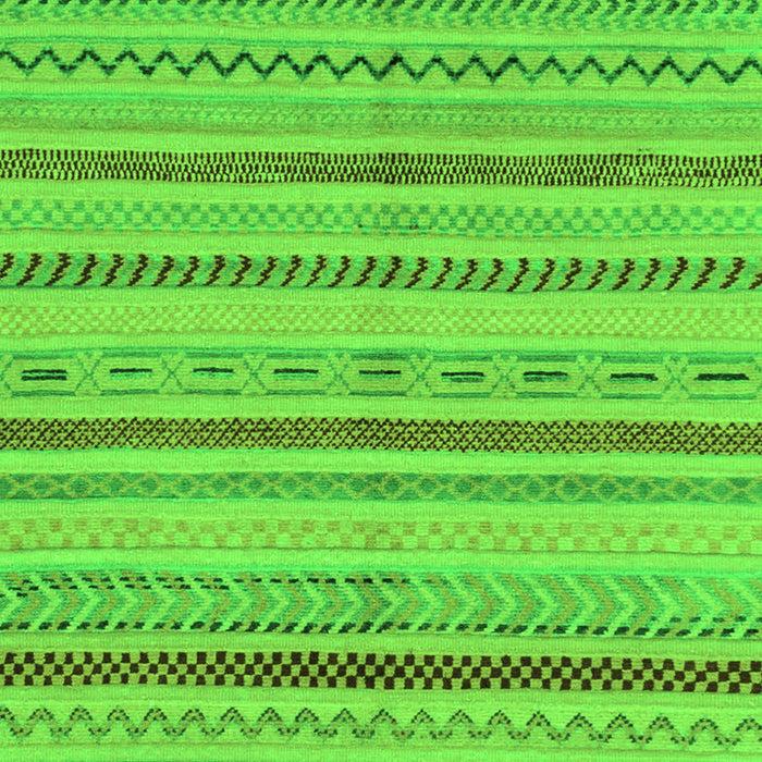 Machine Washable Abstract Green Modern Area Rugs, wshabs2264grn