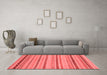 Modern Red Washable Rugs