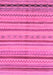 Machine Washable Abstract Pink Modern Rug, wshabs2264pnk