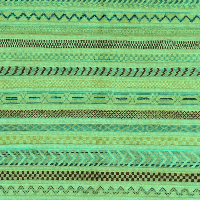 Machine Washable Abstract Turquoise Modern Area Rugs, wshabs2264turq