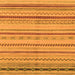 Square Abstract Orange Modern Rug, abs2264org