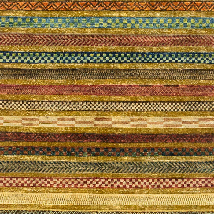 Machine Washable Abstract Orange Rug, wshabs2265