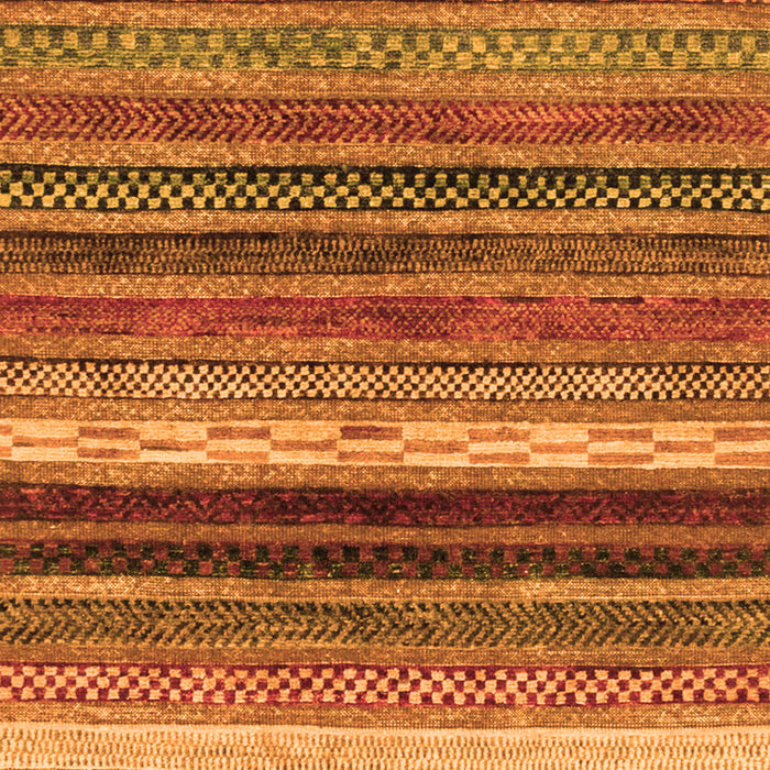 Machine Washable Abstract Orange Modern Area Rugs, wshabs2265org