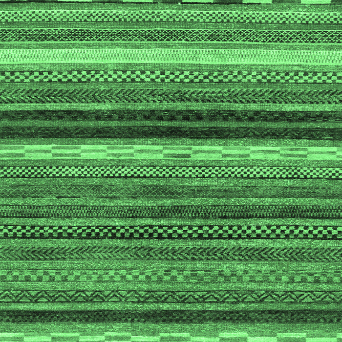 Square Machine Washable Abstract Emerald Green Modern Area Rugs, wshabs2265emgrn