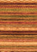 Abstract Orange Modern Rug, abs2265org