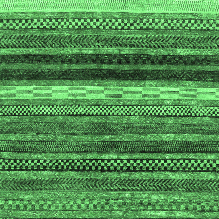 Machine Washable Abstract Emerald Green Modern Area Rugs, wshabs2265emgrn
