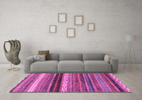 Machine Washable Abstract Purple Modern Rug, wshabs2265pur