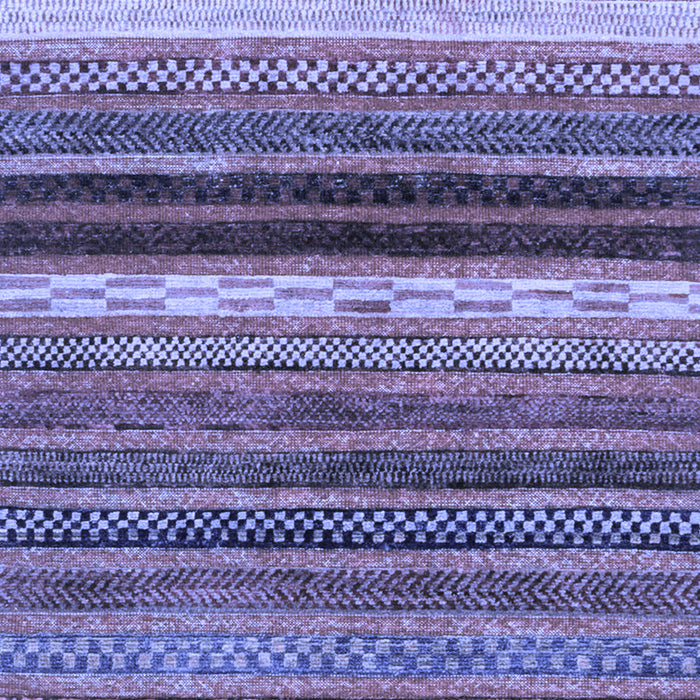 Machine Washable Abstract Blue Modern Rug, wshabs2265blu