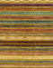 Abstract Orange Gold Modern Rug, abs2265