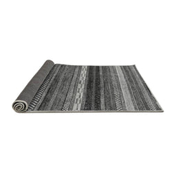 Sideview of Abstract Gray Modern Rug, abs2265gry