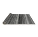 Sideview of Abstract Gray Modern Rug, abs2265gry