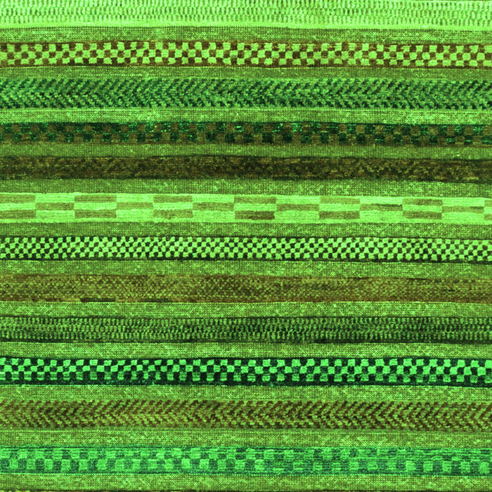 Machine Washable Abstract Green Modern Area Rugs, wshabs2265grn