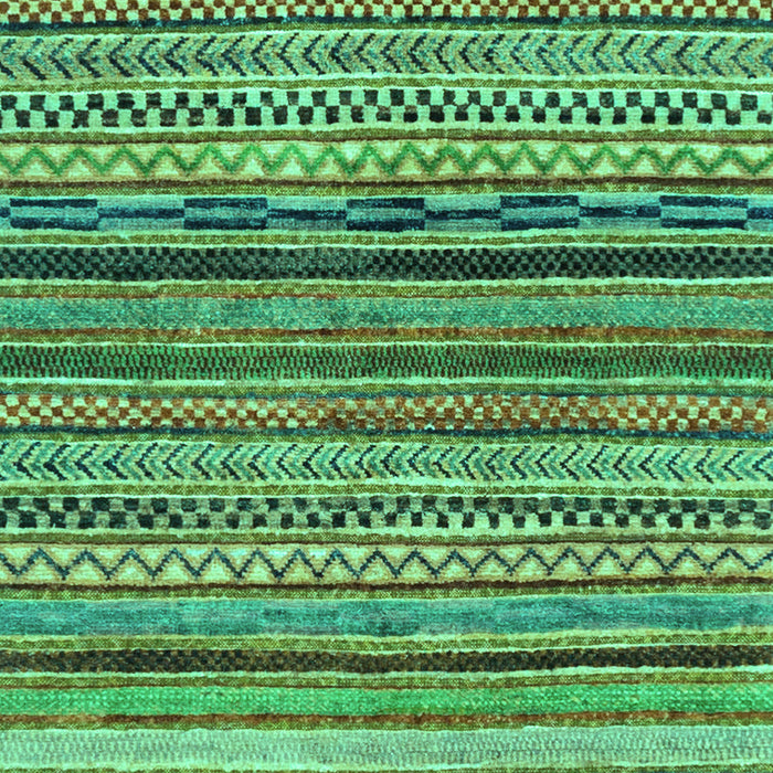 Machine Washable Abstract Turquoise Modern Area Rugs, wshabs2266turq
