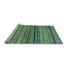 Sideview of Machine Washable Abstract Light Blue Modern Rug, wshabs2266lblu