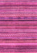 Machine Washable Abstract Pink Modern Rug, wshabs2266pnk