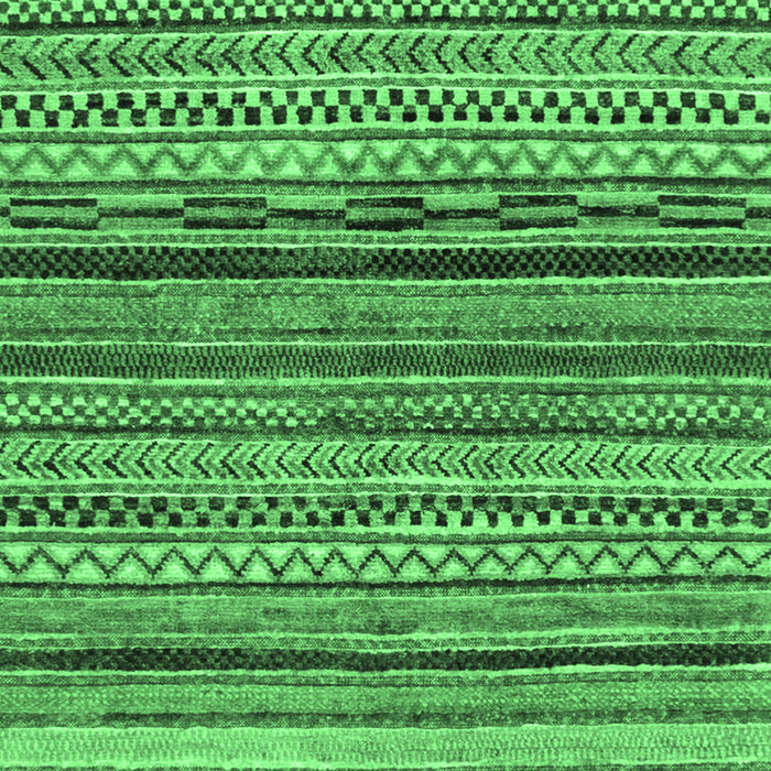 Machine Washable Abstract Emerald Green Modern Area Rugs, wshabs2266emgrn