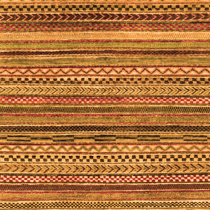 Square Abstract Orange Modern Rug, abs2266org