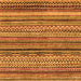 Square Abstract Orange Modern Rug, abs2266org