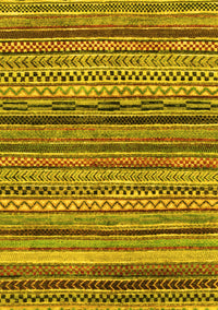 Abstract Yellow Modern Rug, abs2266yw