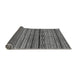 Sideview of Abstract Gray Modern Rug, abs2266gry