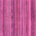 Square Abstract Pink Modern Rug, abs2266pnk