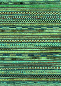 Abstract Turquoise Modern Rug, abs2267turq