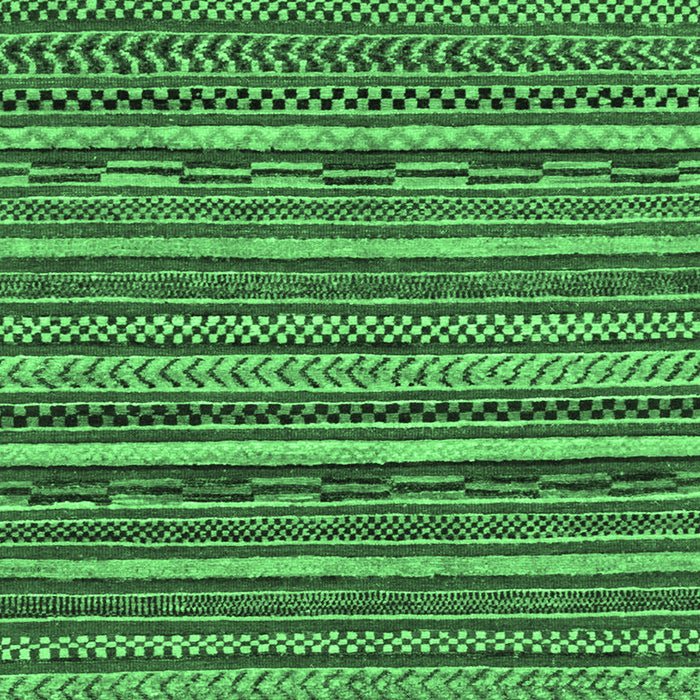 Machine Washable Abstract Emerald Green Modern Area Rugs, wshabs2267emgrn