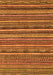 Abstract Orange Modern Rug, abs2267org