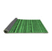 Sideview of Abstract Emerald Green Modern Rug, abs2267emgrn