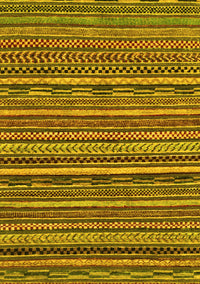 Abstract Yellow Modern Rug, abs2267yw