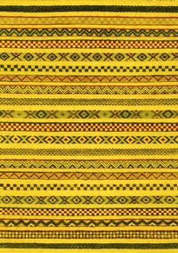 Abstract Yellow Modern Rug, abs2268yw