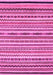 Machine Washable Abstract Pink Modern Rug, wshabs2268pnk