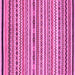 Square Machine Washable Abstract Pink Modern Rug, wshabs2268pnk