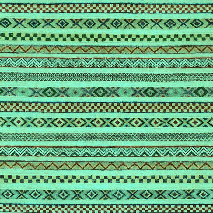 Machine Washable Abstract Turquoise Modern Area Rugs, wshabs2268turq