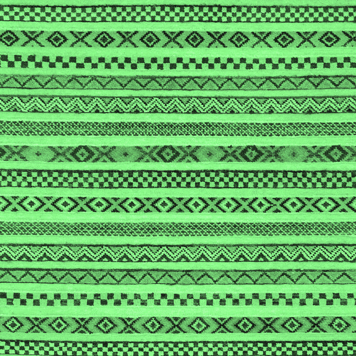 Machine Washable Abstract Emerald Green Modern Area Rugs, wshabs2268emgrn