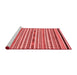 Modern Red Washable Rugs