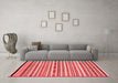 Modern Red Washable Rugs