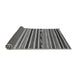 Sideview of Abstract Gray Modern Rug, abs2269gry