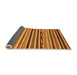 Sideview of Abstract Orange Modern Rug, abs2269org