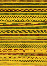 Abstract Yellow Modern Rug, abs2269yw