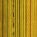 Square Abstract Yellow Modern Rug, abs2269yw