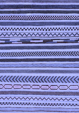 Abstract Blue Modern Rug, abs2269blu