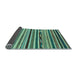 Sideview of Abstract Light Blue Modern Rug, abs2269lblu